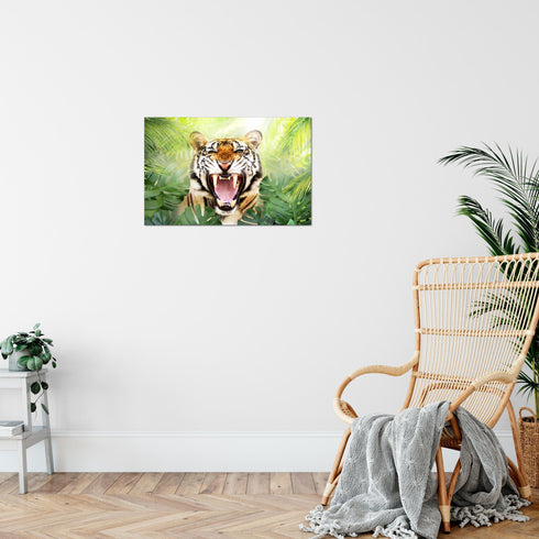 Wandbilder Wohnzimmer XXL Tieger Abstrakt Moderne Bilder Tiere
